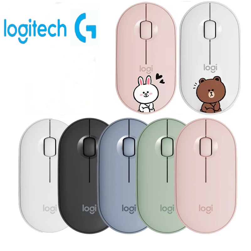 Logitech pele m350wireless chuột bluetooth văn phòng chuột không tiếng Chuột nữ di động chuột máy tính máy tính xách tay Máy tính bảng pele hình dạng