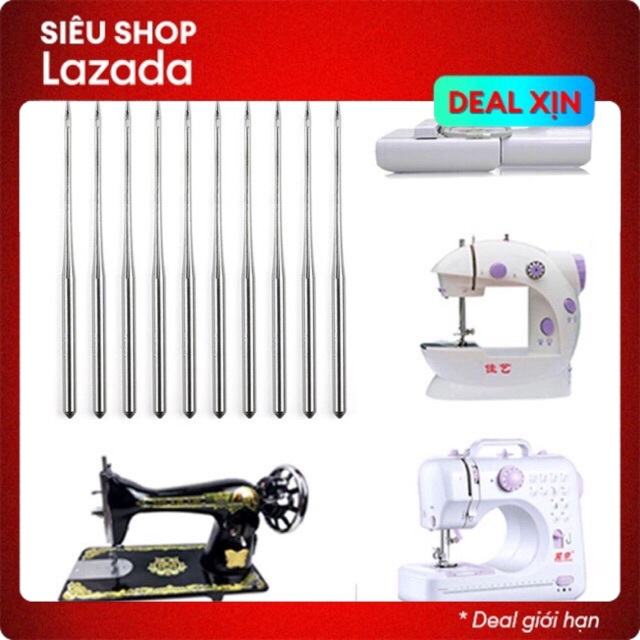 Set 50 cây kim máy may mini gia đình, kim khâu thay thế cho máy may mini, máy may công nghiệp