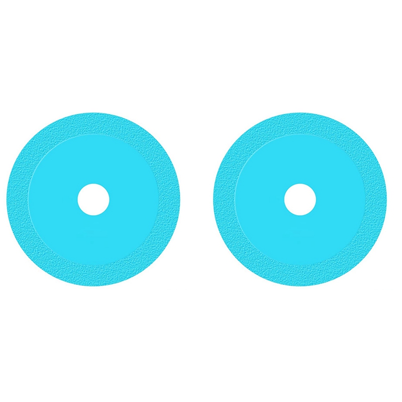2X Glass Cutting Disc,Saw Blade Wheel Glass Ceramic Cutting for Angle Grinder,4Inch Ultra-Thin Diamond Saw Blade Wheel B