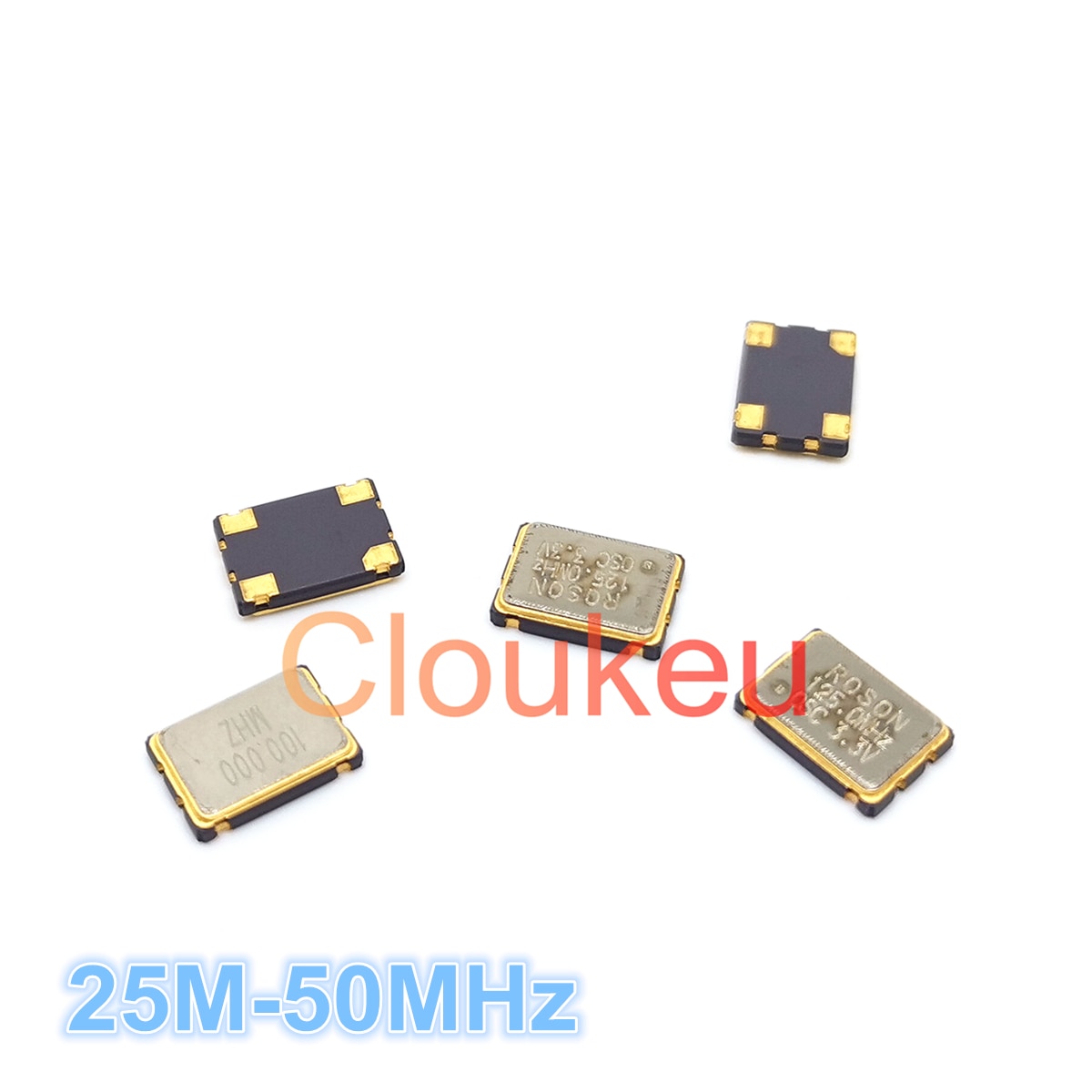 Phát triển mạnh nóng bán chạy nhất 7050 5*7mm 5070 dao động tinh thể 25m 26m 27m 30M 32M 3 33.3 36M 38.4M 40m 48m 50MHz