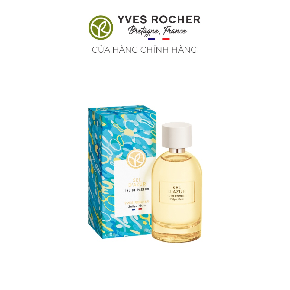 Nước hoa pleines natures eau de parfum sel d'azur spray bottle 100ml
