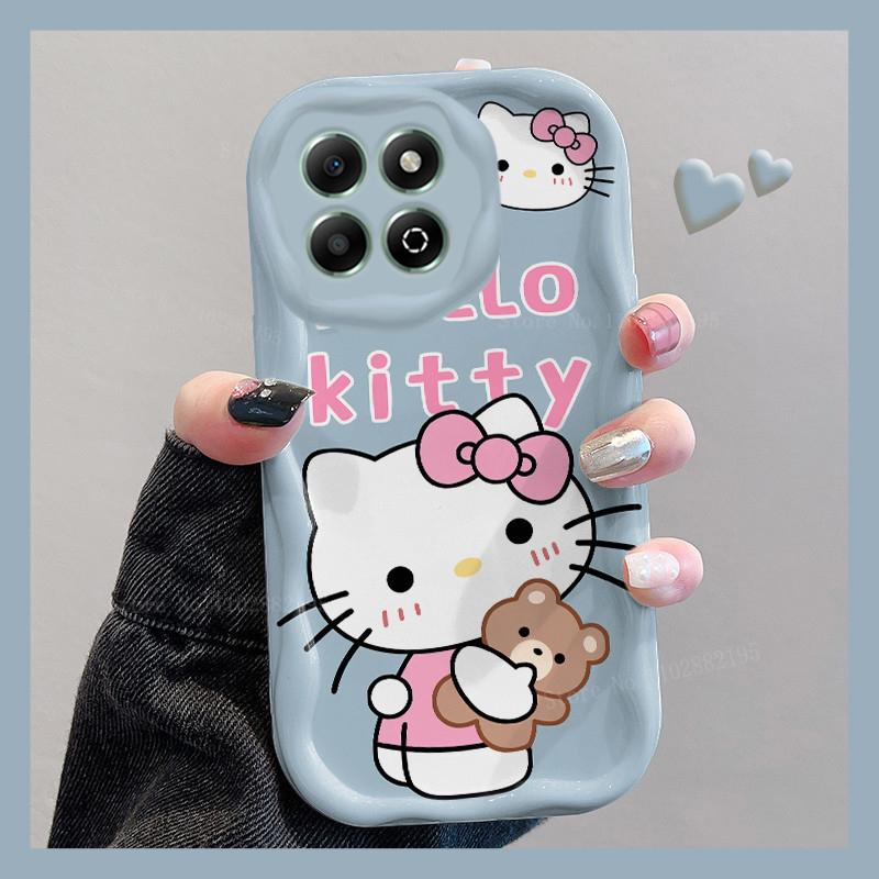 Konsmart Ốp điện thoại cho Honor mèo kitty ngọt X6C X7C X8C Honor 400 400 Lite 400 mềm chuyên nghiệp TPU chống rơi vỏ điện thoại bảo vệ