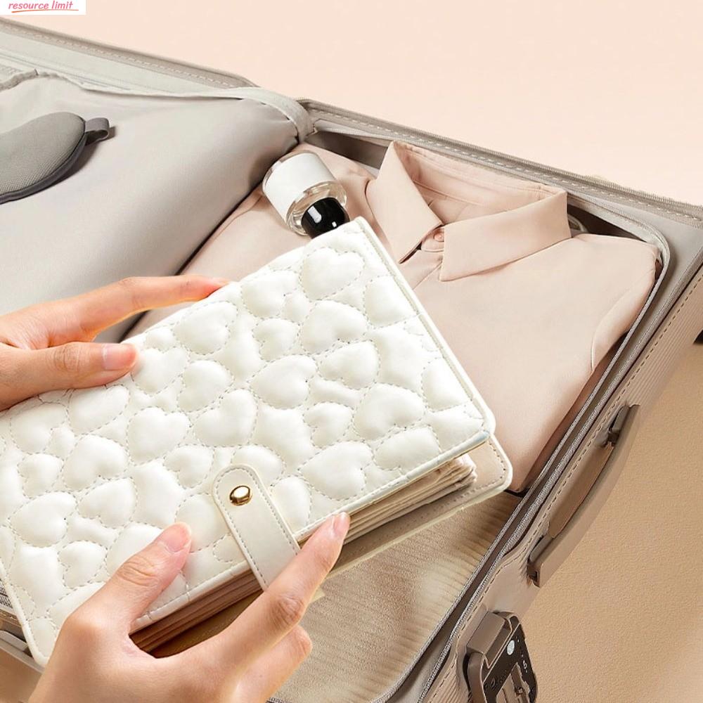 RESOURCE LIMIT รักหัวใจ สมุดเก็บเครื่องประดับ หนัง ป้องกันน้ำ ที่เก็บสร้อยคอ ใช้งานได้จริง โปร่งใส กล่องแสดงสร้อยคอ การเดินทาง ราคา 284 บาท*ส่งฟรี