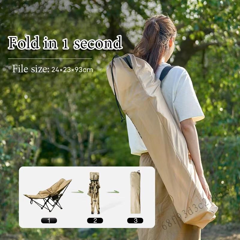 Ghế gấp di động có thể điều chỉnh 3 cấp - ghế sofa cotton mềm cho đi bộ cắm trại dã ngoại