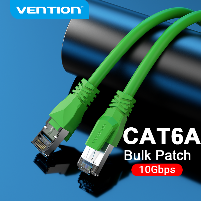 Vention Cat6A Bulk Ethernet Cable 10Gbps SFTP Cat 6A Patch Cord for ADSL PLC Servo Motor Ethernet Swicth PC RJ45 Networking Wire - Jenama Vention Harga 8 Ringgit*Penghantaran Percuma