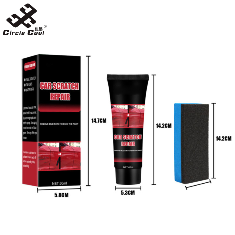 Vòng tròn mới mát mẻ! sơn xe đầu loại bỏ sửa chữa đánh bóng bằng sáp Kit Sửa chữa vết xước đại lý dụng cụ vệ sinh tự động tạo kiểu Nguồn cung cấp