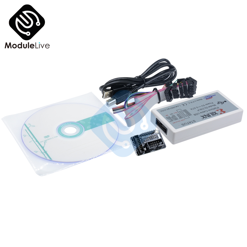 1 Bộ Xilinx nền tảng USB tải về cáp JTAG lập trình FPGA cplc c-mod xc2c64a lvttl lvcmos 3.3V 2.5V 1.