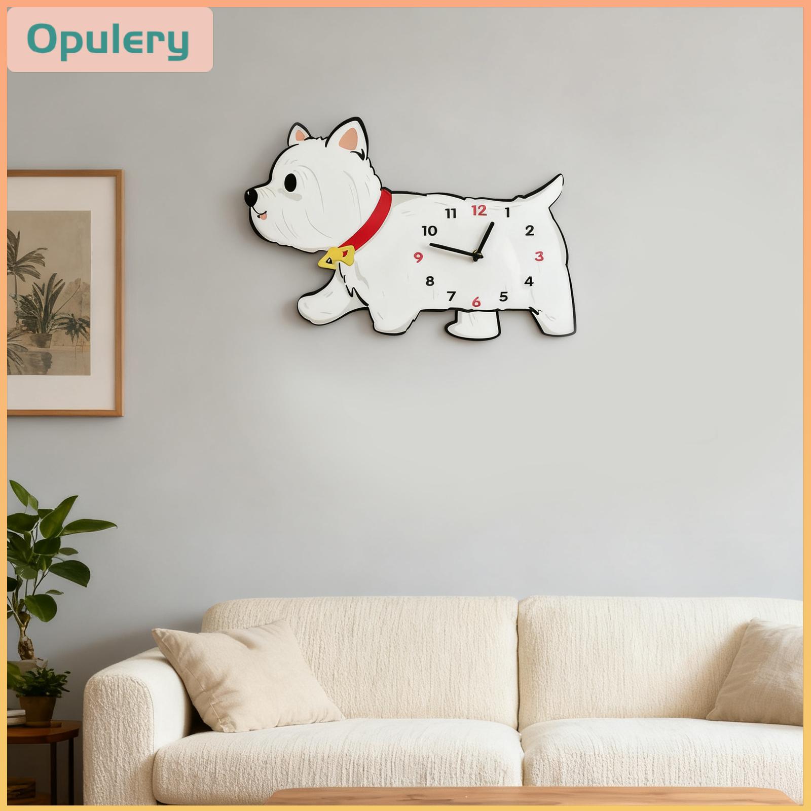 Baosity Animal Wall Clock, Swinging Leg Creative Wall Hanging Clock, Silent Cute Dog for Kindergarten, Children Room, Living Room Decor ราคา 2,669 บาท*ส่งฟรี