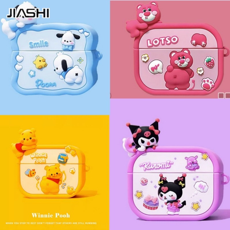 JIASHI Cartoon True Wireless Bluetooth Headset Semi-in-ear 4th Generation Noise Cancelling TWS ราคา 177 บาท*ส่งฟรี