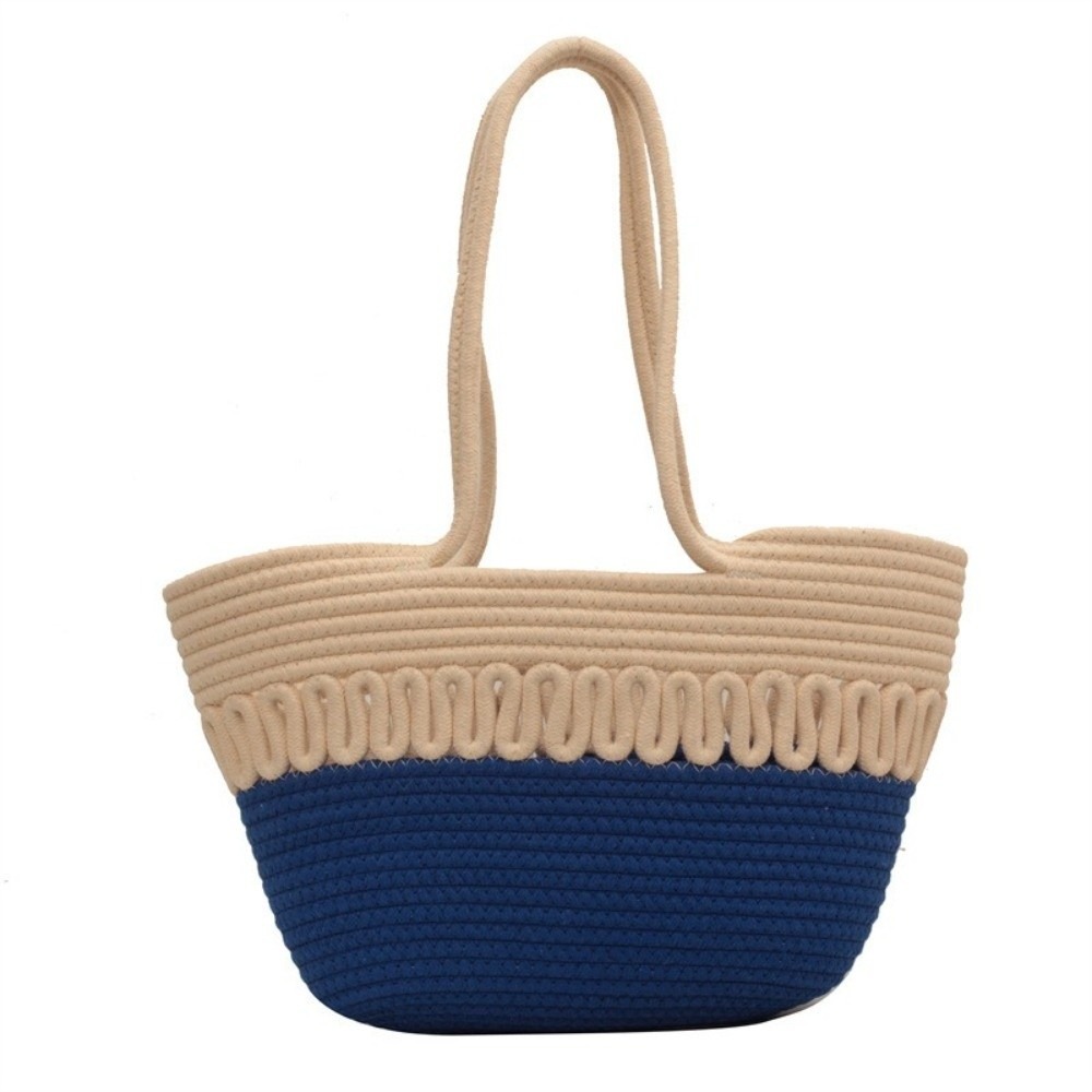 ELY3591 Nylon Túi Tote Dệt Rỗng Đan móc Túi cói đan Túi đeo vai Dung lượng lớn Túi xách nữ Phụ nữ - 4