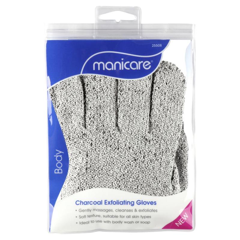 Buy Manicare Charcoal Detox Exfoliating Gloves Singapore