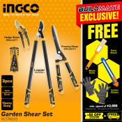 INGCO Garden Shear Lopper Set - Pruning Scissors for Gardening
