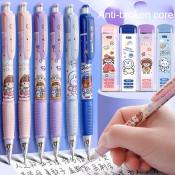 Cute Rocking Mechanical Pencil Set with Rubber (0.5mm)