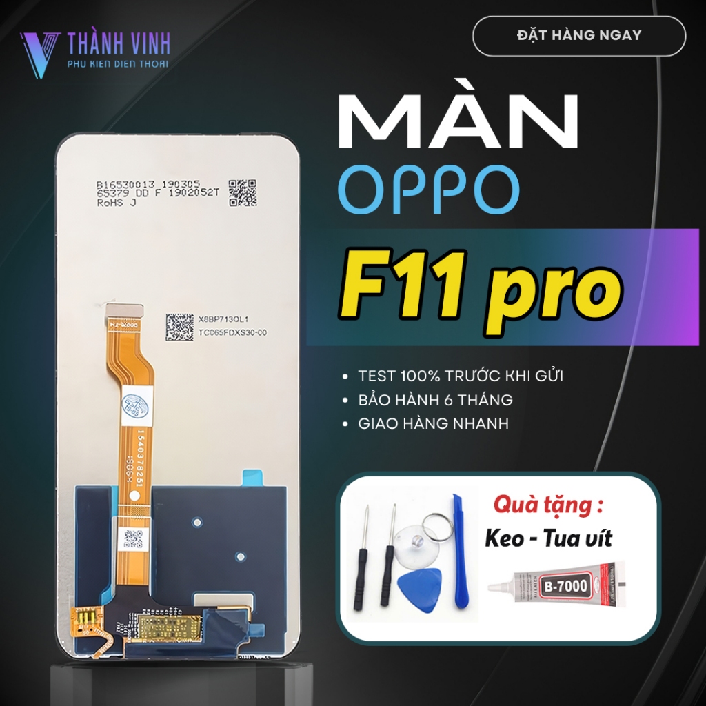 Oppo F11 Pro Phone Screen - High Quality, Comes with Adhesive & Repair Kit