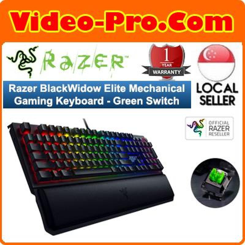 Razer BlackWidow Elite - Mechanical Gaming Keyboard - US Layout FRML (Green Switch) RZ03-02620100-R3M1 Singapore