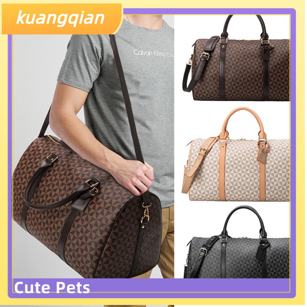 KUANGQIAN Pu Travel Handbag Printing Large Capacity Luggage Bag Fashion