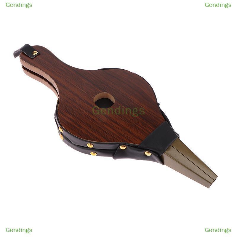 Gendings Handmade Air Blower fan và mini cổ điển bằng gỗ Hướng dẫn sử dụng cho lò sưởi thịt nướng lửa ống thổi nấu ăn ngoài trời dã ngoại cắm trại