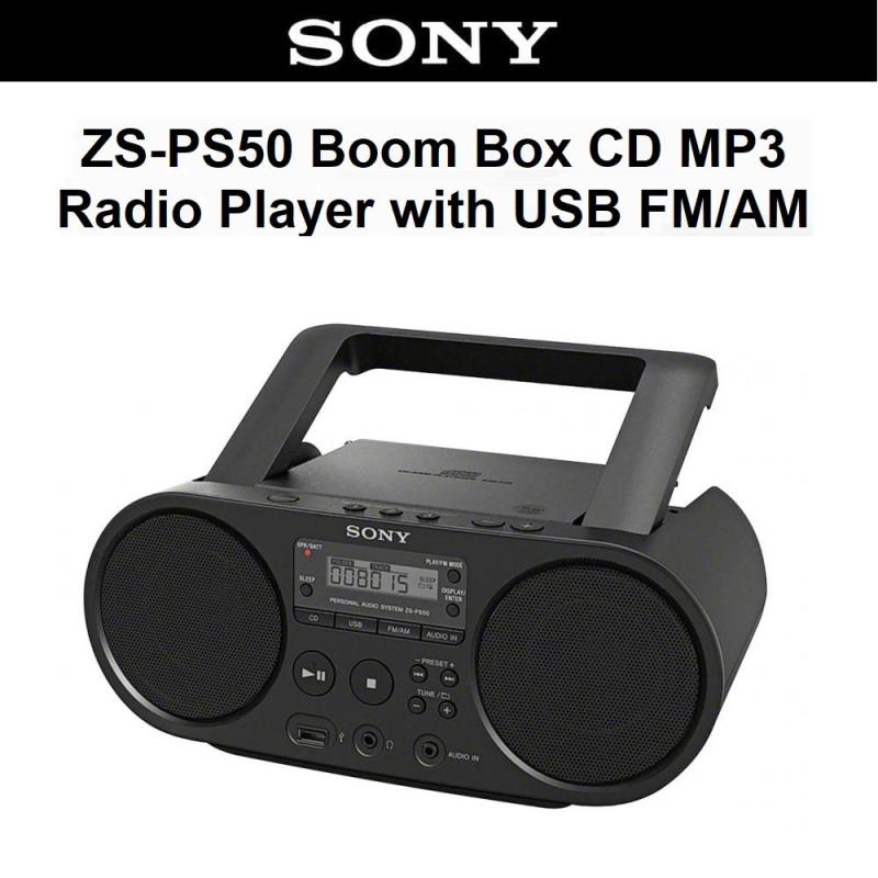 Sony ZS-PS50 Portable Radio Music CD Player Boombox USB Singapore