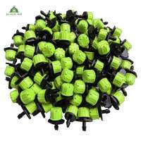 [Jocestyle Mall]500Pcs 1/4 Inch Adjustable Drip Irrigation Emitters Drip Irrigation Sprinklers Rotating Sprinklers for Gardener