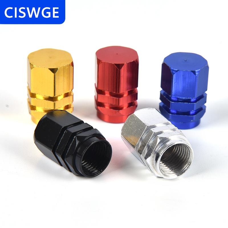 [COD] CISWGE  4 chiếc nắp van bằng nhôm bu lông nắp van lốp xe hơi thân lốp xe hơi