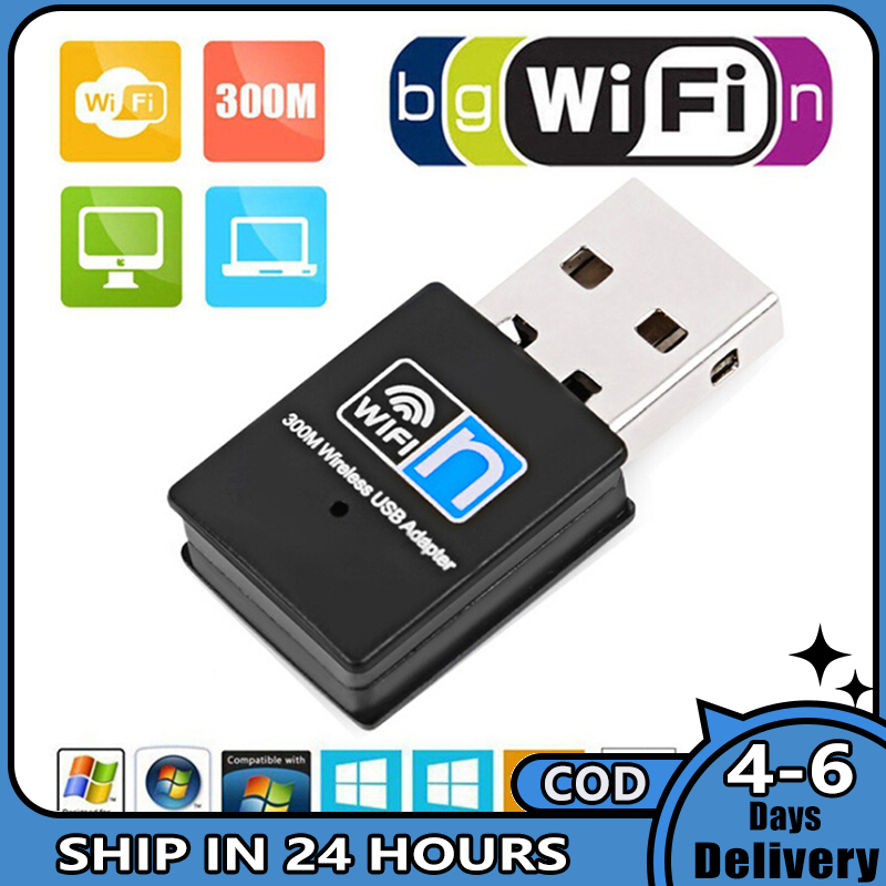 Mini Usb Wireless Network Card 300m Wireless Wifi Receiver Usb Wifi Adapter