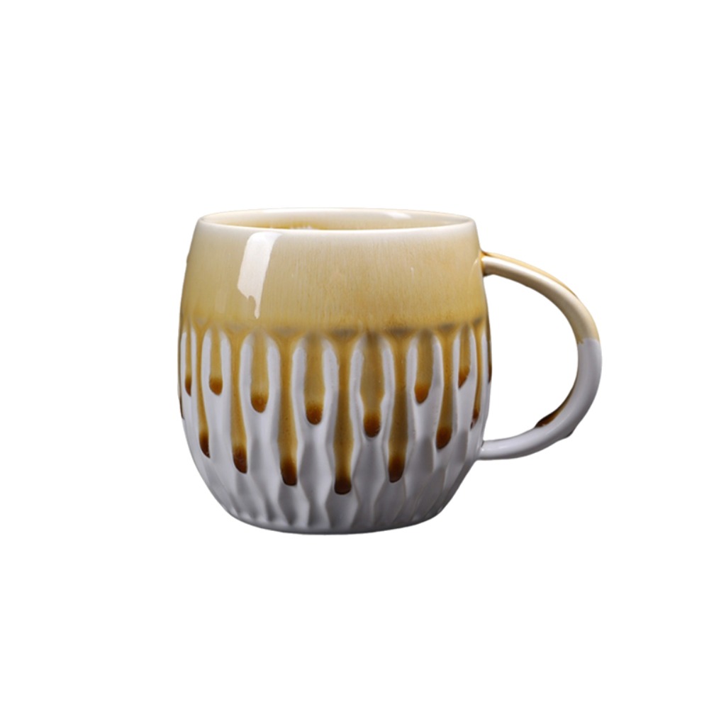 JIAOD Gốm sứ Cốc cà phê thay đổi lò nung Dung lượng lớn 600ml Cốc sữa Độc nhất An toàn cho lò vi sóng Cốc trà Văn phòng - 9