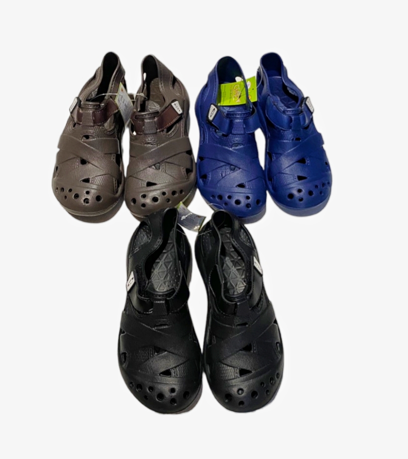Giày đi mưa siêu nhẹ quai dán nam nữ size 38_43