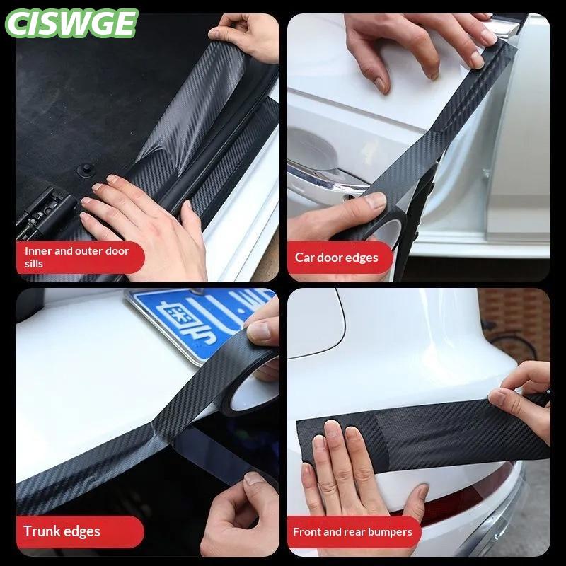 [CISWGE Auto] Cửa xe sill nhập bảo vệ 7cm10cm sợi carbon Sticker chống xước băng cho xe trang trí nội thất Trim Giá 37,764 Đồng*Miễn phí vận chuyển