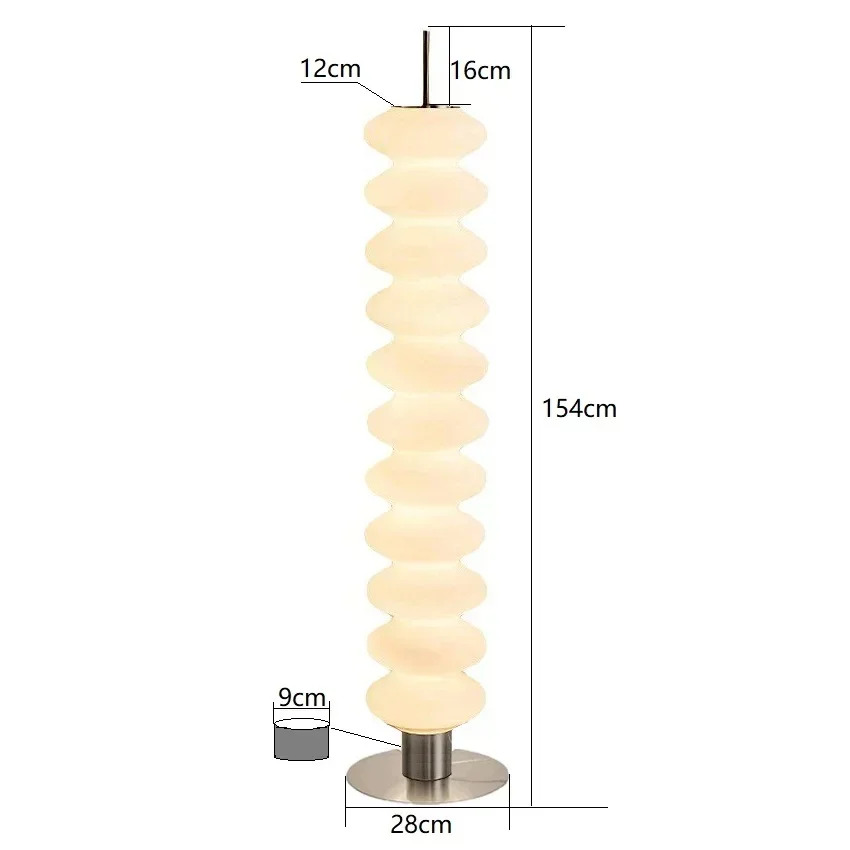 ⚡Danish Gourd Lamp Designer Sofa Next To The Living Room Bedroom Floor Lamp Nordic Creative Model Room Homestay Table Lamp