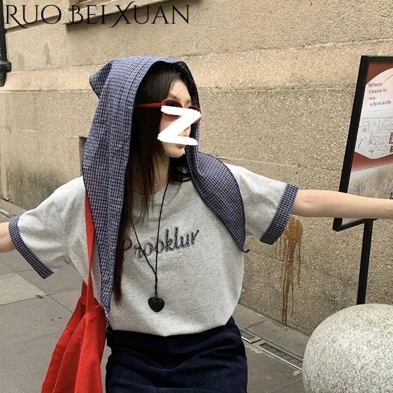 Ruo Bei Xuan Fashionable Embroidered Loose T-Shirt for Summer ราคา 6,554 บาท*ส่งฟรี