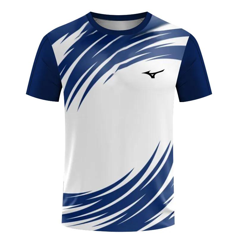 Men T Shirt For Men Tennis Sport Sweatshirt Summer Badminton Tops