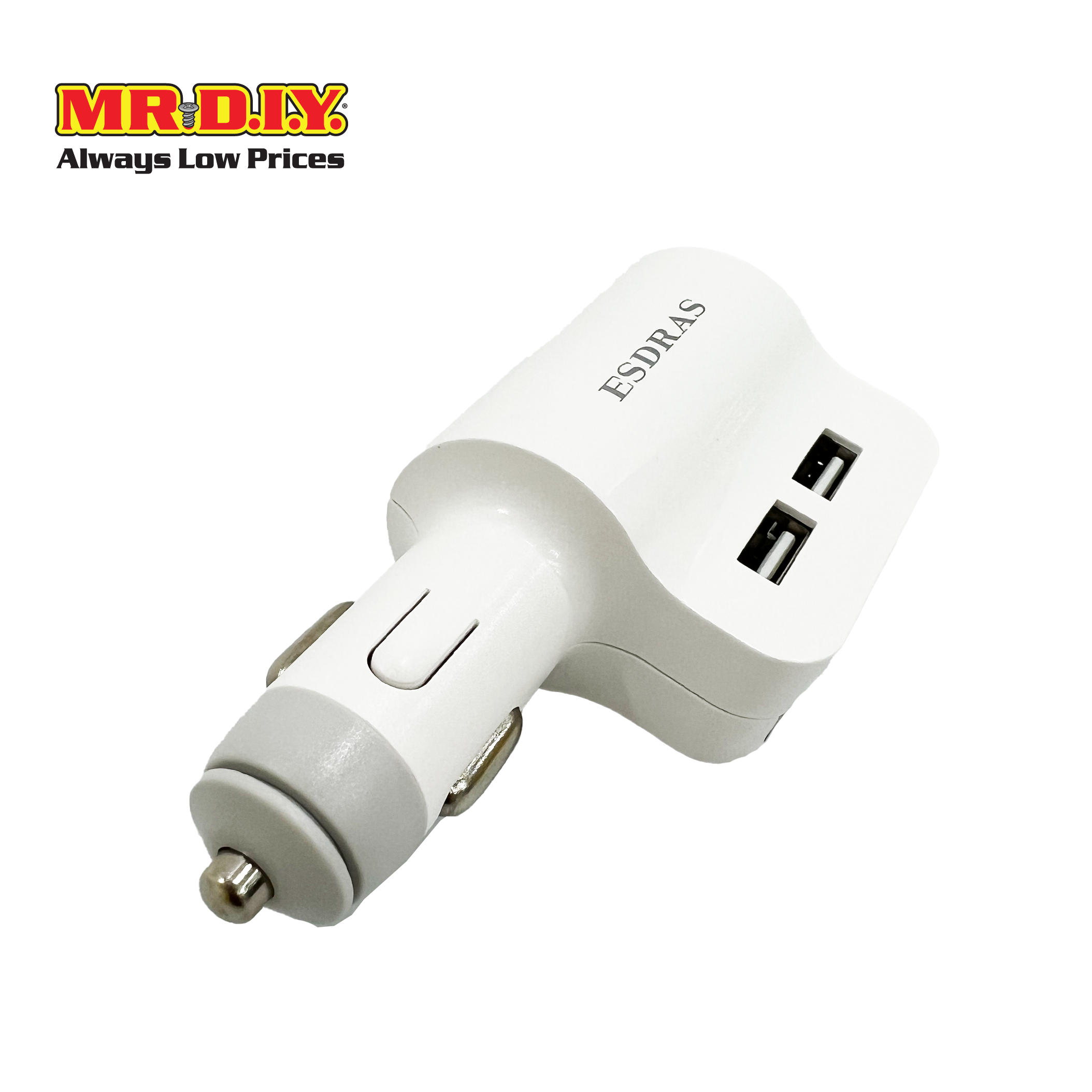 ESDRAS สำหรับเพิ่มที่จุดบุหรี่ในรถยนต์ พร้อม USB 2 port สำหรับชาร์จโทรศัพท์ในรถยนต์ ราคา 169 บาท*ส่งฟรี