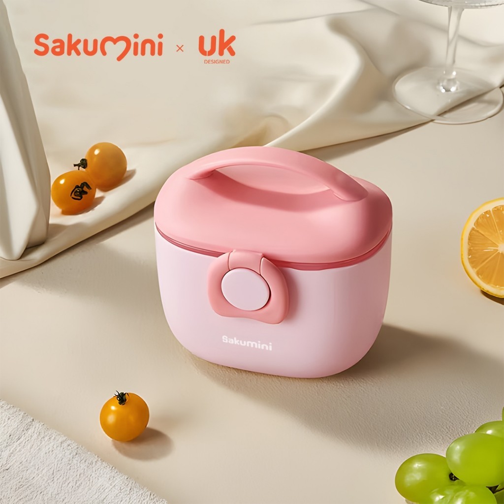 SAKUMINI Milk Powder Container Wadah Tempat Susu Bubuk Bayi Travel Compartment