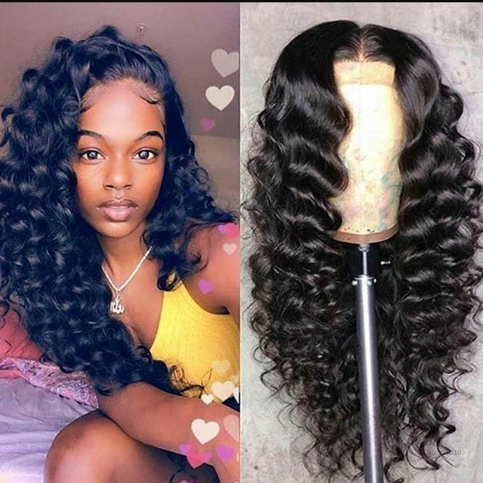 26 Inch Nữ Brasil Xoăn Tóc Giả Tổng Hợp Bộ Tóc Giả Xoăn Lượn Sóng Toàn Đầu Halloween Tóc Giả Cho Kỳ Nghỉ Đảng Sử Dụng KK-VN