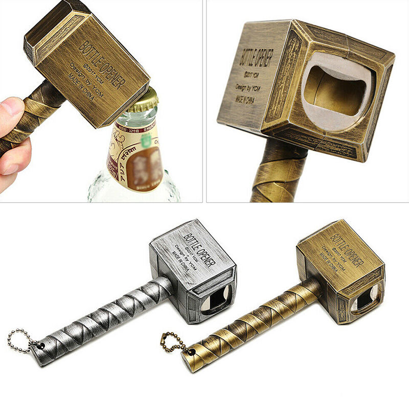 1 cái dụng cụ mở chai bia búa đóng chai tay cầm bia hình Thor dụng cụ mở chai bia