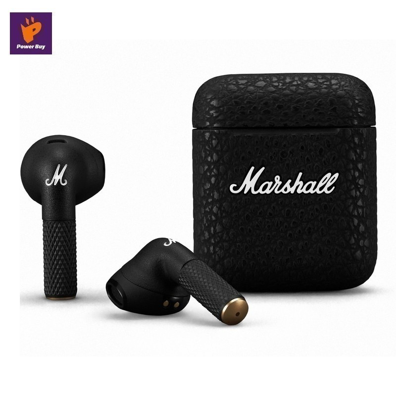 ของแท้-ส่งฟรี** MARSHALL หูฟังไร้สาย สีดำ รุ่น Minor III ราคา 3,990 บาท*ส่งฟรี