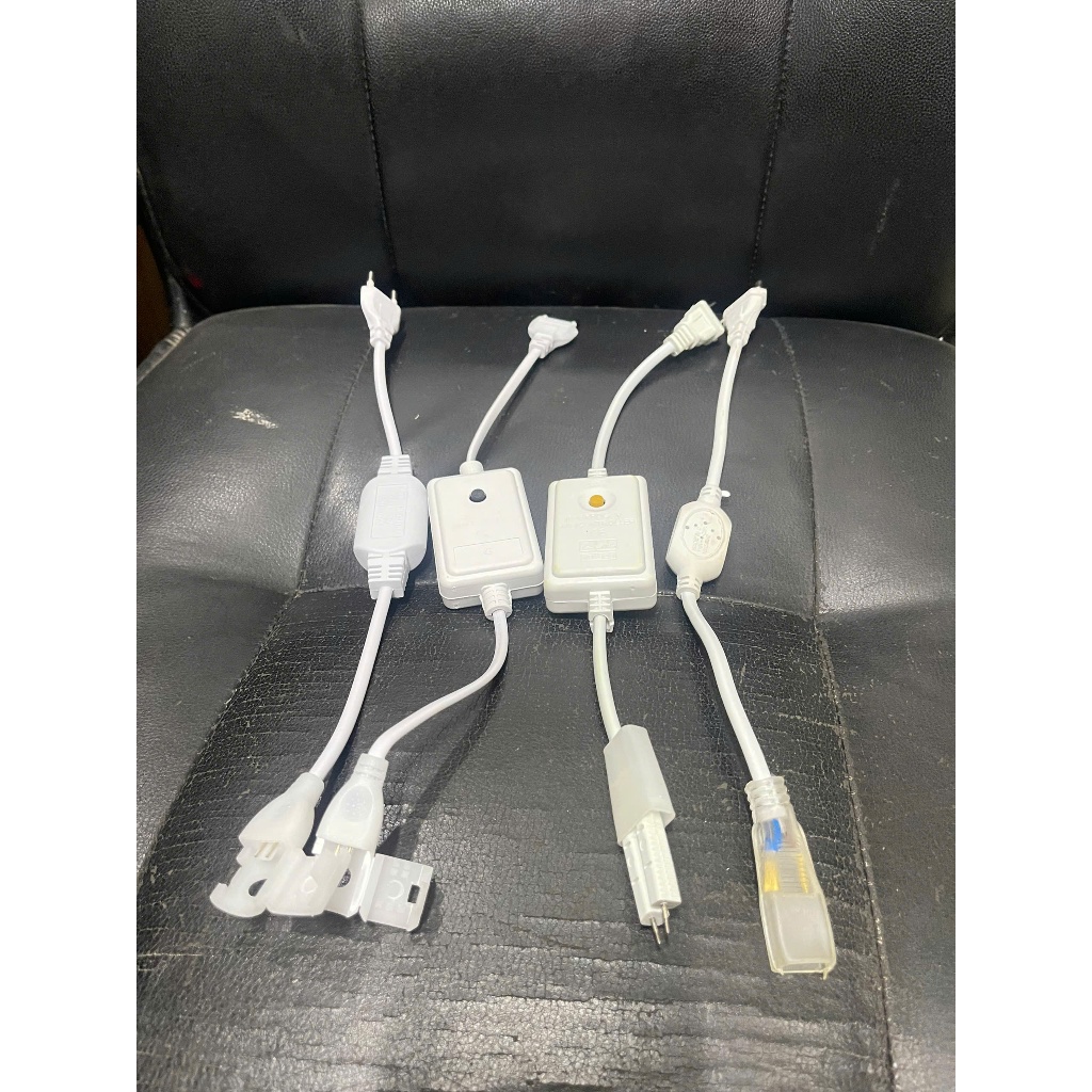  Dây Nguồn Đèn LED 2835 - Chân Ghim Chân Kẹp - 2 Hàng Bóng - Điện 220V 