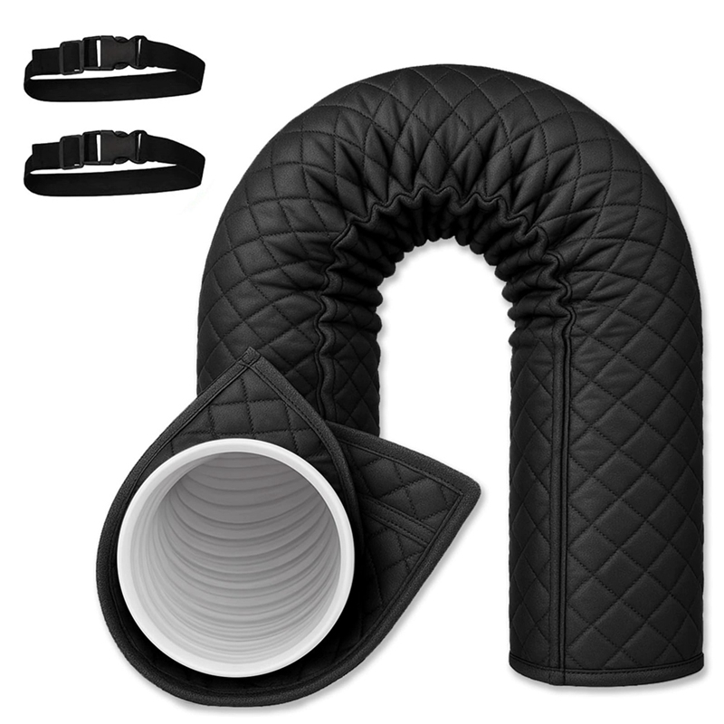 [Waanon]Portable AC Hose Cover Insulation Sleeve for 5.8" to 6" Diameter Exhaust Pipe for