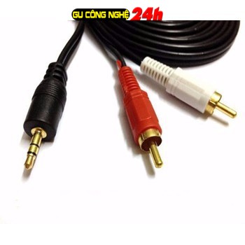 Dây cáp nối dài loa 1 ra 2 đầu hoa sen vn867