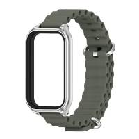 สายนาฬิกาอัจฉริยะสำหรับ Xiaomi 8 9 สายนาฬิกาข้อมือแบบแอคทีฟสำหรับ Mi Band 8สายนาฬิกาข้อมือ Correa