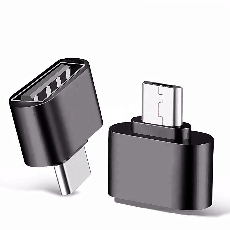 Hàng có sẵn đầu chuyển đổi otg điện thoại di động đầu đọc thẻ usb đầu chuyển đổi usb2.0 sang typc micro android v8 typc