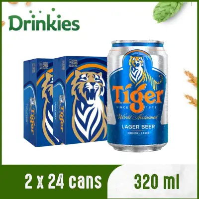 [Bundle of 2] Tiger Lager Beer Can (24 x 320ml)