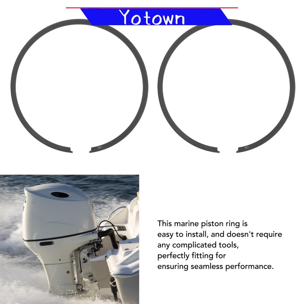 Yotown Vòng Piston phía ngoài STD Vòng Piston động cơ phía ngoài Chống mài mòn 39‑827491A12 Lắp đặt đơn giản Chắc chắn cho phía ngoài 15HP 20HP 25HP Giá 594,000 Đồng*Miễn phí vận chuyển