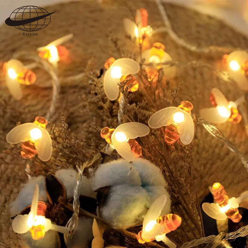 Kai si ke LED ngôi sao Đèn dây cho ngoài trời trong nhà trang trí lễ hội, ánh sáng ấm áp tiệc giáng sinh lều cắm trại không khí chiếu sáng