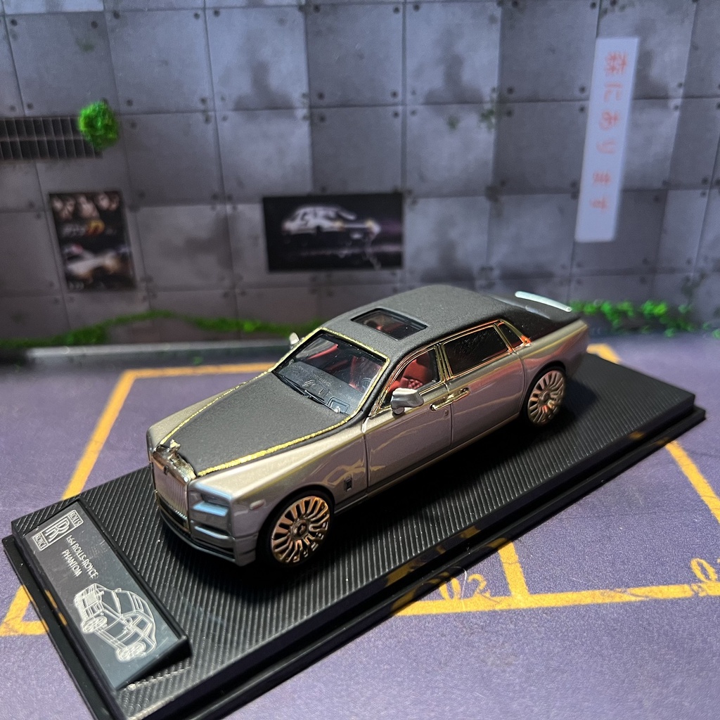 Mô Hình Đồ Chơi Xe Ô Tô smallcarart rolls royce phantom generation Với Tỷ Lệ 1 / 64