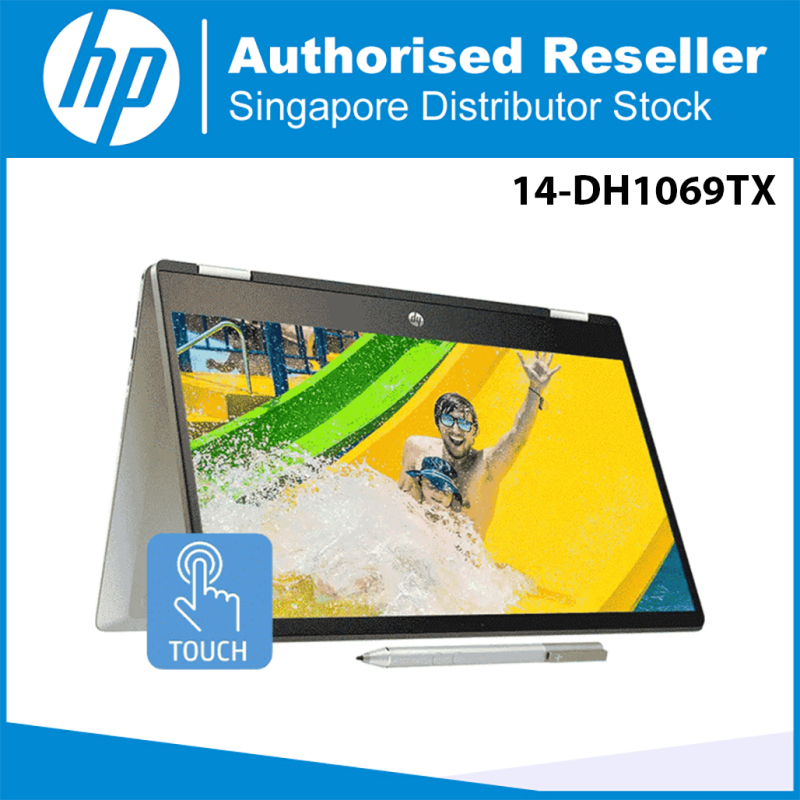 HP Pavilion x360 14-DH1069TX (225Z5PA) 14 i5-10210U 16GB RAM 512GB SSD Convertible Laptop - Natural Silver