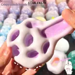 STAR FRUIT Băng da đồ chơi Mochi Squishy tự làm hình đàn hồi chậm Đồ chơi giảm căng thẳng