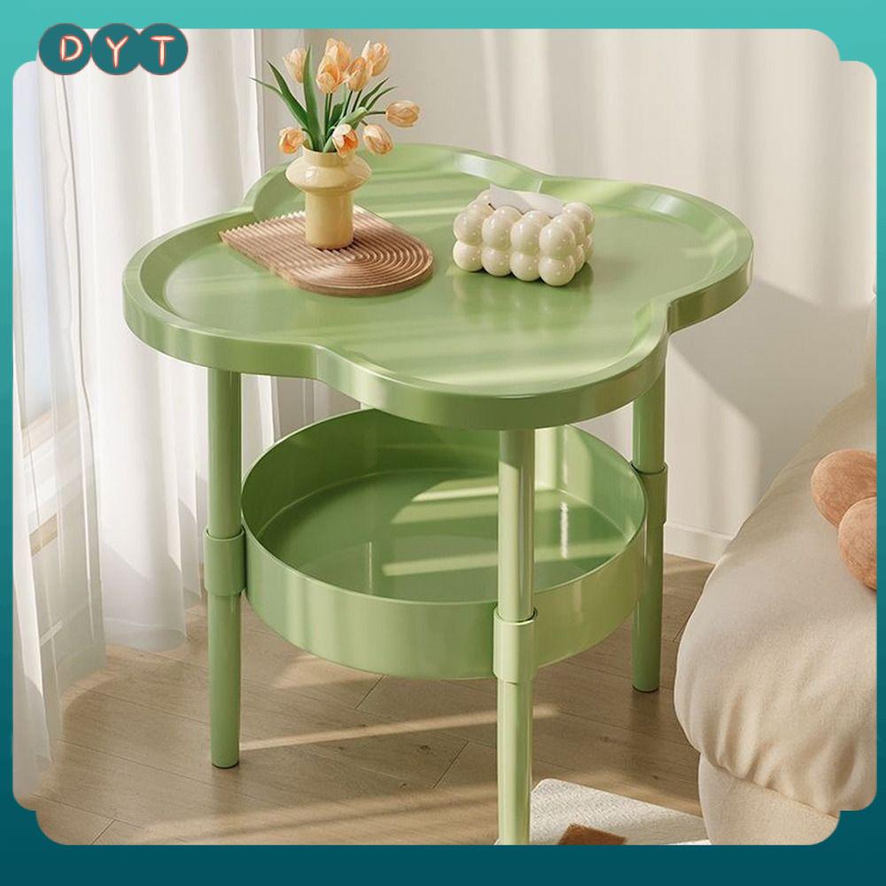DYT Nhỏ Bàn phụ 4040CM Nhựa Bàn cuối Hiện đại Dễ dàng lắp ráp Bàn cạnh giường cho phòng khách