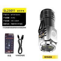 Li-Ning Ánh Sáng Mạnh LED Đèn Pin Mini Có Thể Sạc Lại Ngoài Trời Sử Dụng Đèn Pin