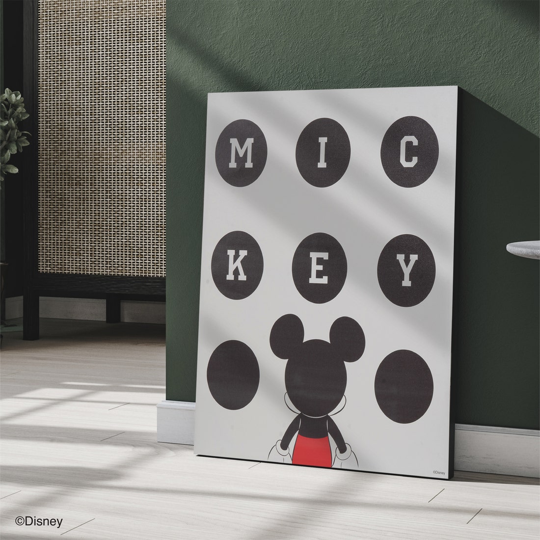 Koncept Furniture รูปภาพพร้อมแขวน DISNEY รุ่น MICKEY-MF03-XXL (92x6x108 ซม.) ราคา 2,890 บาท*ส่งฟรี